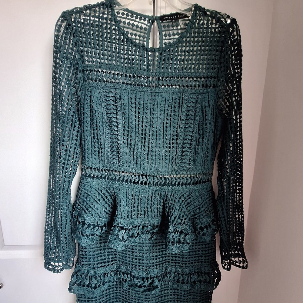 Endless Rose green tiered dress